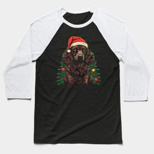 Boykin Spaniel Christmas Baseball T-Shirt